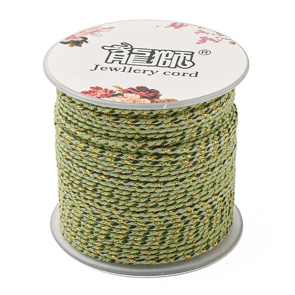 PandaHall 4-Ply Polycotton Cord, Handmade Macrame Cotton Rope, with Gold Wire, for String Wall Hangings Plant Hanger, DIY Craft String...
PandaHall 4-Ply Polycotton Cord, Handmade Macrame Cotton Rope, with Gold Wire, for String Wall Hangings Plant Hanger, DIY Craft String...