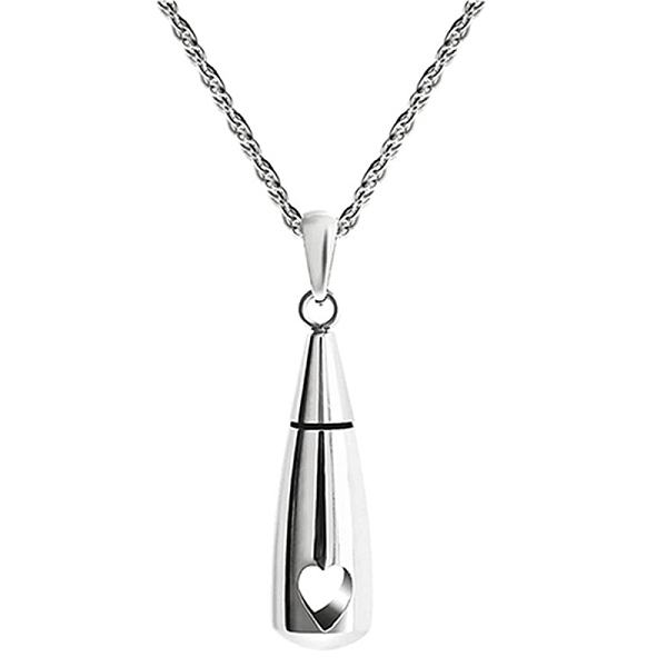PandaHall 316 Surgical Stainless Steel Pendant Necklaces, Urn Ashes Necklaces, Teardrop, Stainless Steel Color, 19.69 inch(50cm) 316...
PandaHall 316 Surgical Stainless Steel Pendant Necklaces, Urn Ashes Necklaces, Teardrop, Stainless Steel Color, 19.69 inch(50cm) 316...