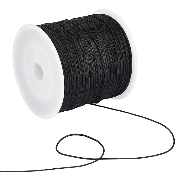 PandaHall SUNNYCLUE 1 Roll Braided Nylon Thread, Chinese Knotting Cord Beading Cord for Beading Jewelry Making, Black, 0.8mm, about 100...
PandaHall SUNNYCLUE 1 Roll Braided Nylon Thread, Chinese Knotting Cord Beading Cord for Beading Jewelry Making, Black, 0.8mm, about 100...