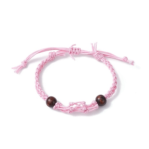 PandaHall Adjustable Braided Waxed Cotton Macrame Pouch Bracelet Making, Interchangeable Empty Stone Holder, with Wood Bead, Pearl Pink, 1/4...
PandaHall Adjustable Braided Waxed Cotton Macrame Pouch Bracelet Making, Interchangeable Empty Stone Holder, with Wood Bead, Pearl Pink, 1/4...
