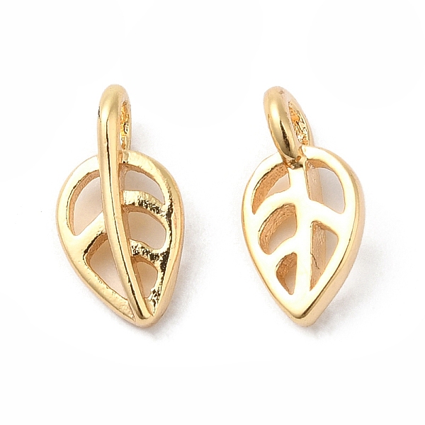 PandaHall Brass Charms, Hollow, Leaf Charm, Real 18K Gold Plated, 11x5.5x4mm, Hole: 2mm Brass Leaf
PandaHall Brass Charms, Hollow, Leaf Charm, Real 18K Gold Plated, 11x5.5x4mm, Hole: 2mm Brass Leaf