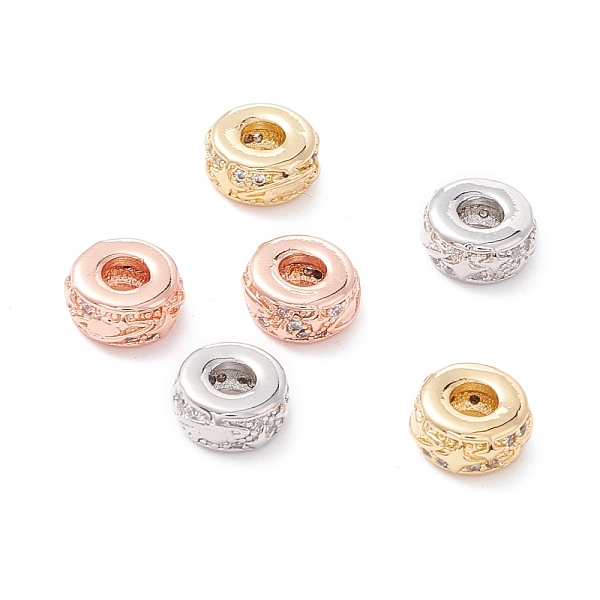 PandaHall Brass Micro Pave Clear Cubic Zirconia Beads, Long-Lasting Plated, Cadmium Free & Lead Free, Rondelle with Star, Mixed Color...
PandaHall Brass Micro Pave Clear Cubic Zirconia Beads, Long-Lasting Plated, Cadmium Free & Lead Free, Rondelle with Star, Mixed Color...