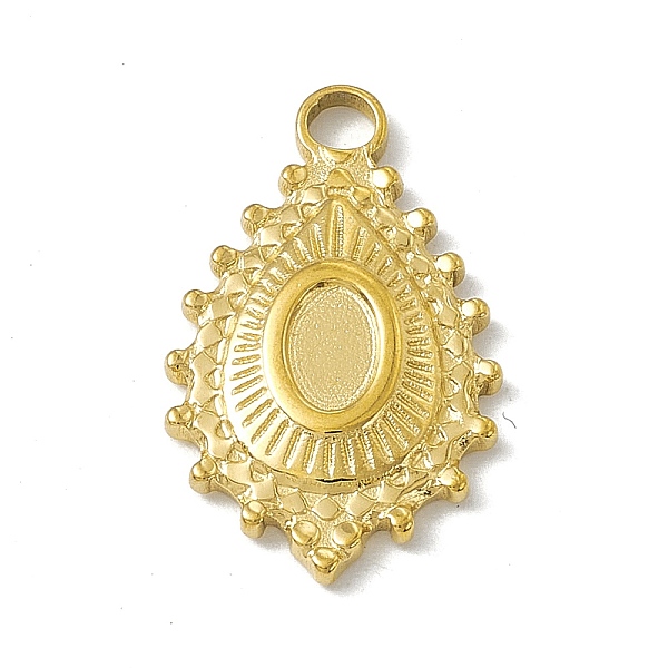 PandaHall 304 Stainless Steel Pendant Cabochon Settings, Teardrop, Golden, Tray: 5x3.5mm, 22x13.5x2.5mm, Hole: 2.7mm 304 Stainless Steel...
PandaHall 304 Stainless Steel Pendant Cabochon Settings, Teardrop, Golden, Tray: 5x3.5mm, 22x13.5x2.5mm, Hole: 2.7mm 304 Stainless Steel...