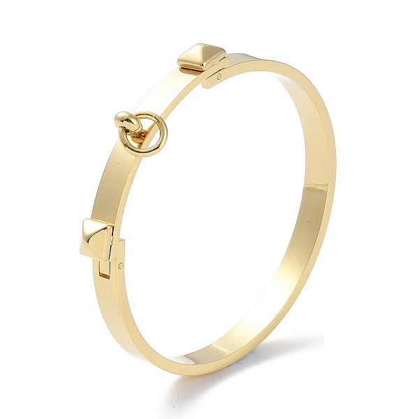 PandaHall Vacuum Plating Ring with Square 304 Stainless Steel Bangles, Golden, 1/4 inch(0.7cm), Inner Diameter: 2-1/4x2-3/8 inch(5.6x6.05cm)...
PandaHall Vacuum Plating Ring with Square 304 Stainless Steel Bangles, Golden, 1/4 inch(0.7cm), Inner Diameter: 2-1/4x2-3/8 inch(5.6x6.05cm)...