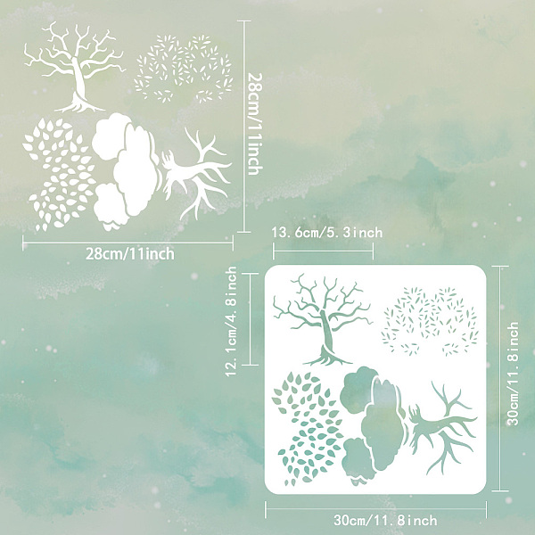 PandaHall FINGERINSPIRE Tree of Life Painting Stencil 11.8x11.8 inch Layered Tree of Life Stencil Reusable Tree Branches Drawing Template...
PandaHall FINGERINSPIRE Tree of Life Painting Stencil 11.8x11.8 inch Layered Tree of Life Stencil Reusable Tree Branches Drawing Template...