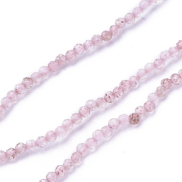 PandaHall Natural Strawberry Quartz Beads Strands, Faceted, Round, Flamingo, 2~2.5mm, Hole: 0.5mm, about 180~200pcs/strand, 14.5~16.1 inch..., Pink
PandaHall Natural Strawberry Quartz Beads Strands, Faceted, Round, Flamingo, 2~2.5mm, Hole: 0.5mm, about 180~200pcs/strand, 14.5~16.1 inch..., Pink