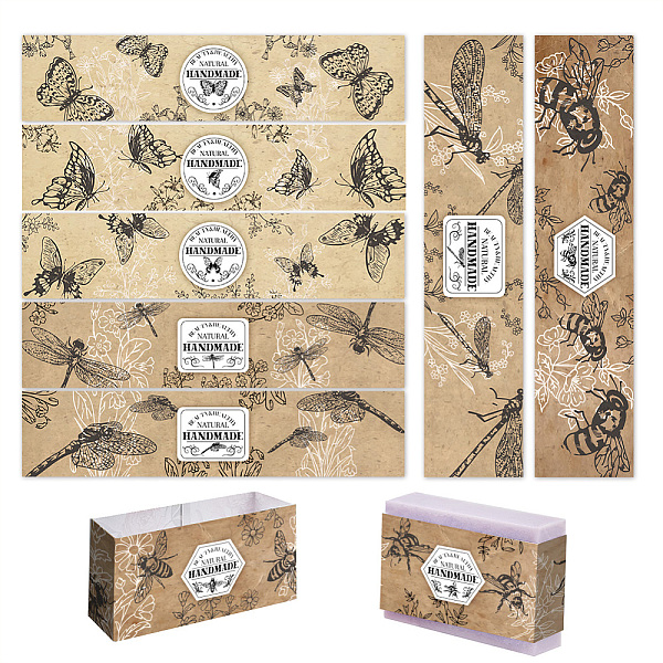 PandaHall PH 90PCS Soap Packaging Paper, 9 Styles Insect Soap Paper Tag Vertical Soap Kraft Paper Tag Soap Sleeves Covers for Handmade Soap..., Multicolor
PandaHall PH 90PCS Soap Packaging Paper, 9 Styles Insect Soap Paper Tag Vertical Soap Kraft Paper Tag Soap Sleeves Covers for Handmade Soap..., Multicolor