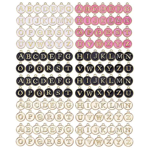 PandaHall SUNNYCLUE Alloy Enamel Charms, Enamelled Sequins, Golden Plated & Light Gold, Flat Round with Alphabet, Letter A~Z, Mixed Color..., Multicolor
PandaHall SUNNYCLUE Alloy Enamel Charms, Enamelled Sequins, Golden Plated & Light Gold, Flat Round with Alphabet, Letter A~Z, Mixed Color..., Multicolor