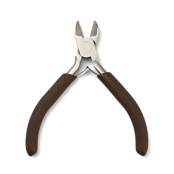 PandaHall Steel Jewelry Pliers, Side Cutting Plier, with Plastic Handle, Coconut Brown, 10x9.2x1cm Steel
PandaHall Steel Jewelry Pliers, Side Cutting Plier, with Plastic Handle, Coconut Brown, 10x9.2x1cm Steel