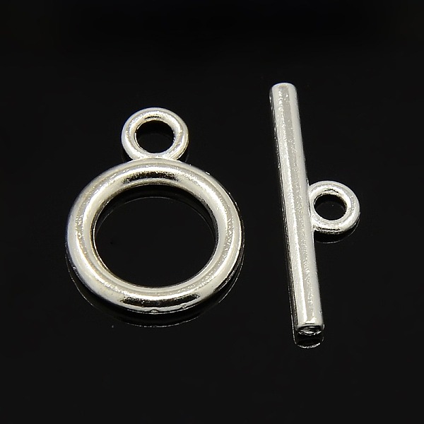 PandaHall Tibetan Style Alloy Toggle Clasps, Lead Free and Cadmium Free, Silver Color Plated, Ring: 19x14mm, Bar: 2x22mm, Hole: 2.5mm Alloy...
PandaHall Tibetan Style Alloy Toggle Clasps, Lead Free and Cadmium Free, Silver Color Plated, Ring: 19x14mm, Bar: 2x22mm, Hole: 2.5mm Alloy...