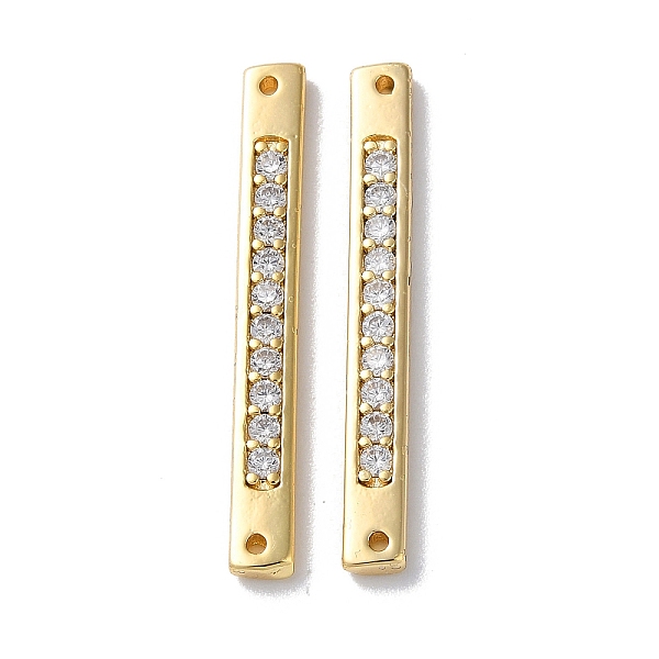 PandaHall Brass Pave Clear Cubic Zirconia Connector Charms, Rectangle Links, Real 18K Gold Plated, 32x3.5x2mm, Hole: 1mm Brass+Cubic...
PandaHall Brass Pave Clear Cubic Zirconia Connector Charms, Rectangle Links, Real 18K Gold Plated, 32x3.5x2mm, Hole: 1mm Brass+Cubic...
