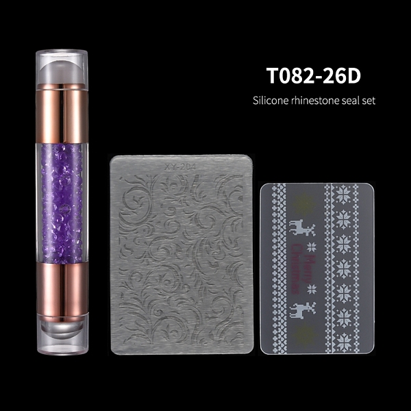 PandaHall Nail Printing Template Tool Kits, include Double Head Silicone Stamper and Flower Pattern Template Image Plates, Acrylic..., Purple
PandaHall Nail Printing Template Tool Kits, include Double Head Silicone Stamper and Flower Pattern Template Image Plates, Acrylic..., Purple