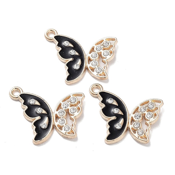 PandaHall Alloy Enamel Pendants, with Rhinestone, Cadmium Free & Lead Free, Light Gold, Butterfly, 20x22.5x2.5mm, Hole: 1.8mm Alloy..., Clear
PandaHall Alloy Enamel Pendants, with Rhinestone, Cadmium Free & Lead Free, Light Gold, Butterfly, 20x22.5x2.5mm, Hole: 1.8mm Alloy..., Clear