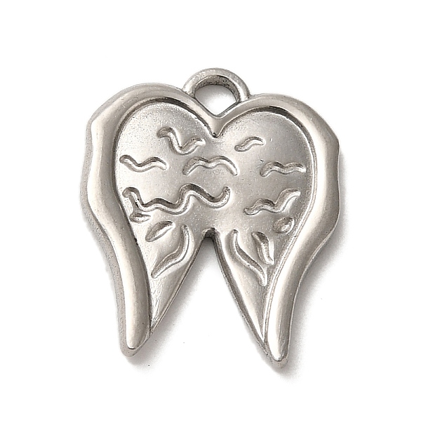 PandaHall 304 Stainless Steel Pendants, Wing Charms, Stainless Steel Color, 17.5x14x1.5mm, Hole: 1.8mm 304 Stainless Steel Wing
PandaHall 304 Stainless Steel Pendants, Wing Charms, Stainless Steel Color, 17.5x14x1.5mm, Hole: 1.8mm 304 Stainless Steel Wing