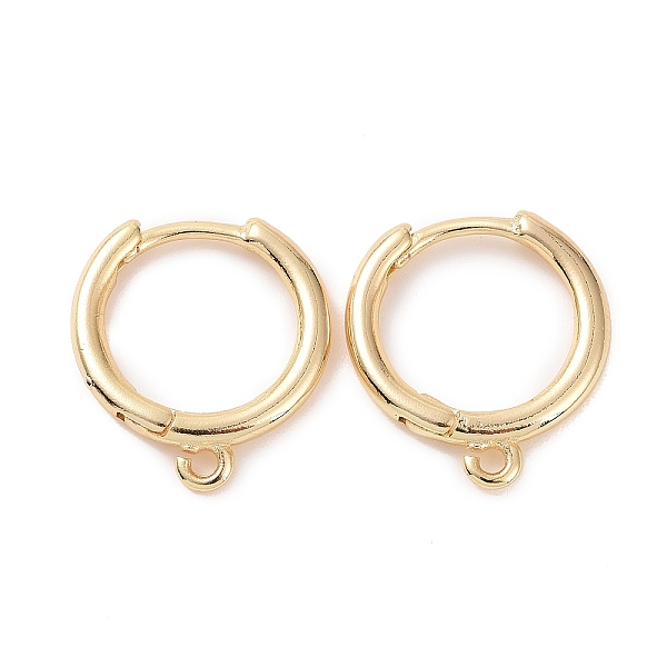 PandaHall Brass Huggie Hoop Earrings Finding, with Horizontal Loop, Ring, Real 14K Gold Plated, 12 Gauge(2mm), 16.5x13.5x2mm, Hole: 1.5mm...
PandaHall Brass Huggie Hoop Earrings Finding, with Horizontal Loop, Ring, Real 14K Gold Plated, 12 Gauge(2mm), 16.5x13.5x2mm, Hole: 1.5mm...