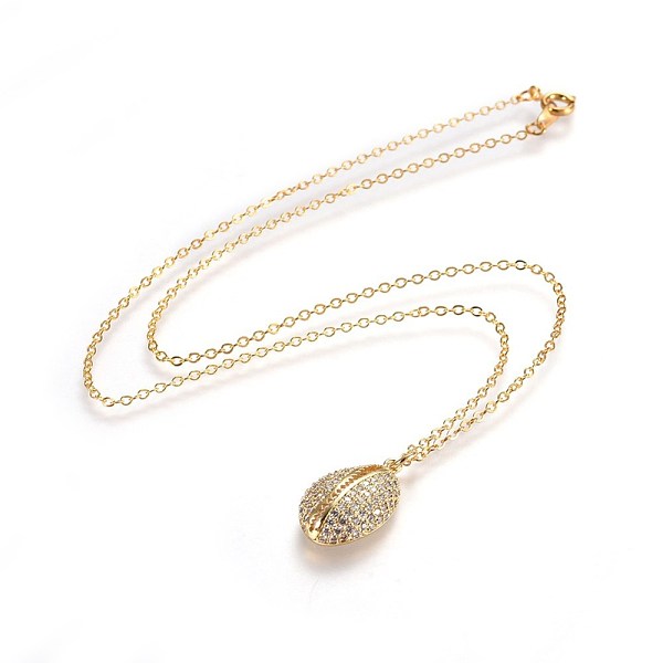PandaHall Brass Micro Pave Cubic Zirconia Pendant Necklaces, with Brass Chain, Clear, Golden, 17.59 inch(44.7cm), 1.6mm Cubic Zirconia Clear
PandaHall Brass Micro Pave Cubic Zirconia Pendant Necklaces, with Brass Chain, Clear, Golden, 17.59 inch(44.7cm), 1.6mm Cubic Zirconia Clear