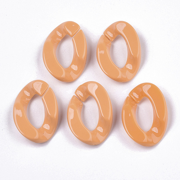 PandaHall Opaque Acrylic Linking Rings, Quick Link Connectors, for Curb Chains Making, Twist, Orange, 30x21x6mm, Inner Diameter: 16x8mm...
PandaHall Opaque Acrylic Linking Rings, Quick Link Connectors, for Curb Chains Making, Twist, Orange, 30x21x6mm, Inner Diameter: 16x8mm...
