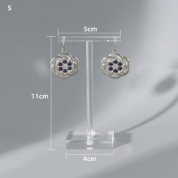 PandaHall T Shaped Acrylic Earring Display Stand, Jewelry Displays Rack, Jewelry Tree Stand, with Holes and Rectangle Pedestal, Clear...
PandaHall T Shaped Acrylic Earring Display Stand, Jewelry Displays Rack, Jewelry Tree Stand, with Holes and Rectangle Pedestal, Clear...