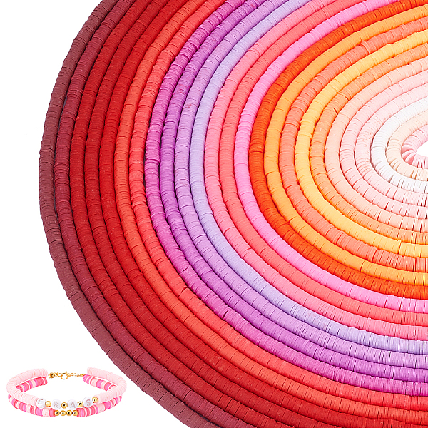 PandaHall 2 Bags Fixed Mixed 25-Color Handmade Polymer Clay Beads, Pearlized, Heishi Beads, for DIY Jewelry Crafts Supplies, Disc, Mixed..., Multicolor
PandaHall 2 Bags Fixed Mixed 25-Color Handmade Polymer Clay Beads, Pearlized, Heishi Beads, for DIY Jewelry Crafts Supplies, Disc, Mixed..., Multicolor
