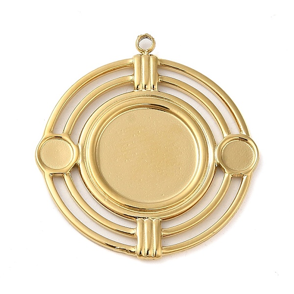 PandaHall 304 Stainless Steel Pendant Cabochon Settings, Flat Round, Real 14K Gold Plated, Tray: 3.5mm & 11.9mm, 28x26x1.5mm, Hole: 1.4mm...
PandaHall 304 Stainless Steel Pendant Cabochon Settings, Flat Round, Real 14K Gold Plated, Tray: 3.5mm & 11.9mm, 28x26x1.5mm, Hole: 1.4mm...