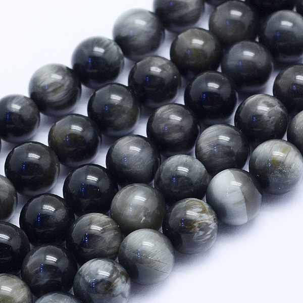 PandaHall Natural Hawk's Eye Beads Strands, Eagle Eye Stone, Round, Grade A, 6~6.5mm, Hole: 1mm, about 64pcs/strand, 15.5 inch(39.5cm) Eagle...
PandaHall Natural Hawk's Eye Beads Strands, Eagle Eye Stone, Round, Grade A, 6~6.5mm, Hole: 1mm, about 64pcs/strand, 15.5 inch(39.5cm) Eagle...