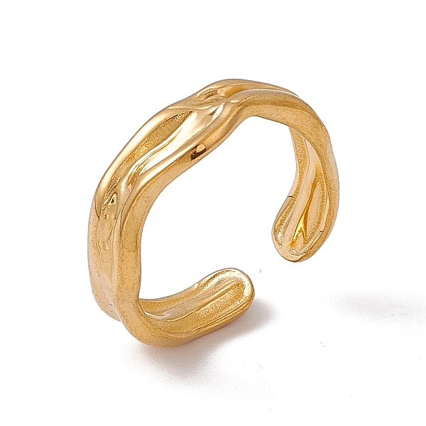 PandaHall Ion Plating(IP) 304 Stainless Steel Twist Wave Open Cuff Ring for Women, Real 18K Gold Plated, US Size 7(17.3mm) 304 Stainless...
PandaHall Ion Plating(IP) 304 Stainless Steel Twist Wave Open Cuff Ring for Women, Real 18K Gold Plated, US Size 7(17.3mm) 304 Stainless...