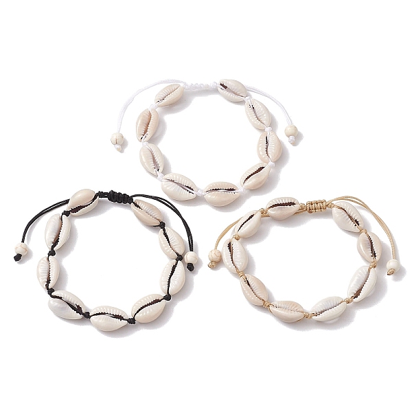 PandaHall 3Pcs 3 Colors Natural Shell Braided Bead Bracelets Set, Braided Adjustable Bracelets with Nylon Threads, Mixed Color, Inner..., Multicolor
PandaHall 3Pcs 3 Colors Natural Shell Braided Bead Bracelets Set, Braided Adjustable Bracelets with Nylon Threads, Mixed Color, Inner..., Multicolor