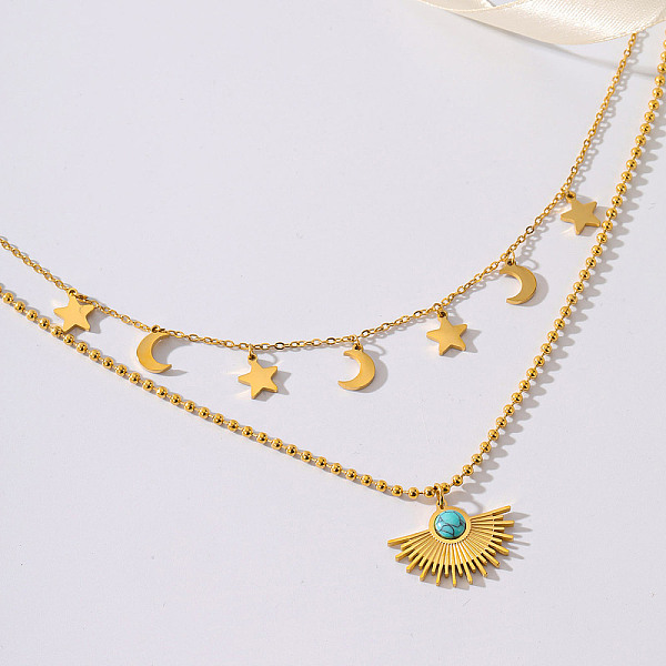 PandaHall Exquisite Middle Eastern Ramadan Blue Diamond Bead Necklace Set for Women. Stainless Steel
PandaHall Exquisite Middle Eastern Ramadan Blue Diamond Bead Necklace Set for Women. Stainless Steel