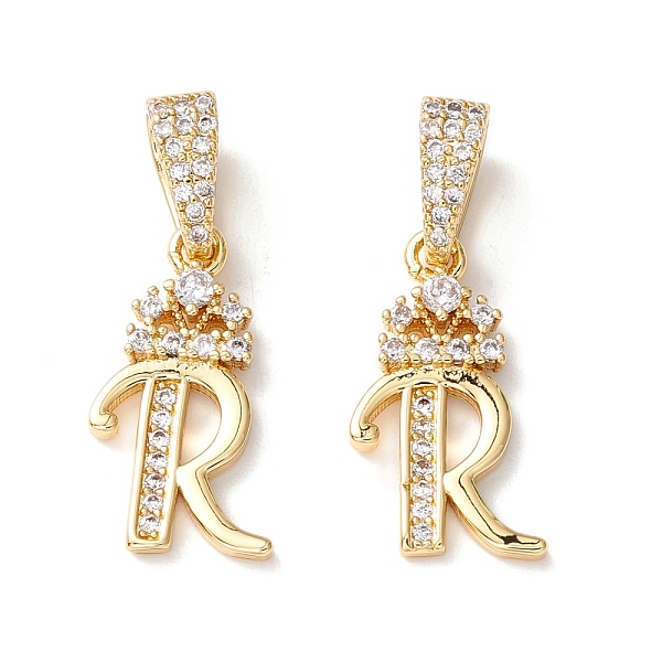 PandaHall Eco-Friendly Brass Micro Pave Cubic Zirconia Pendants, Long-Lasting Plated, Real 18K Gold Plated, Cadmium Free & Lead Free, Letter...
PandaHall Eco-Friendly Brass Micro Pave Cubic Zirconia Pendants, Long-Lasting Plated, Real 18K Gold Plated, Cadmium Free & Lead Free, Letter...