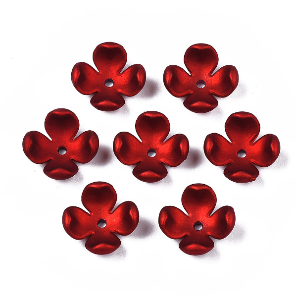 PandaHall Rubberized Style Opaque Acrylic Bead Caps, 4-Petal, Flower, Dark Red, 16.2x14.3x6.9mm, Hole: 1.9mm Acrylic
PandaHall Rubberized Style Opaque Acrylic Bead Caps, 4-Petal, Flower, Dark Red, 16.2x14.3x6.9mm, Hole: 1.9mm Acrylic
