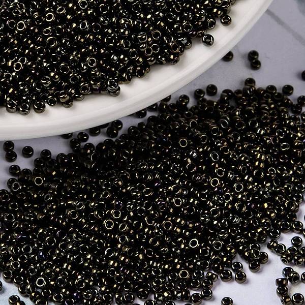 PandaHall MIYUKI Round Rocailles Beads, Japanese Seed Beads, 15/0, (RR458) Metallic Brown Iris, 1.5mm, Hole: 0.7mm, about 27777pcs/50g Glass...
PandaHall MIYUKI Round Rocailles Beads, Japanese Seed Beads, 15/0, (RR458) Metallic Brown Iris, 1.5mm, Hole: 0.7mm, about 27777pcs/50g Glass...