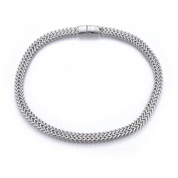 PandaHall 304 Stainless Steel Wheat Chain Necklaces, with Magnetic Clasps, Stainless Steel Color, 23.62 inch(60cm), 12mm 304 Stainless Steel
PandaHall 304 Stainless Steel Wheat Chain Necklaces, with Magnetic Clasps, Stainless Steel Color, 23.62 inch(60cm), 12mm 304 Stainless Steel