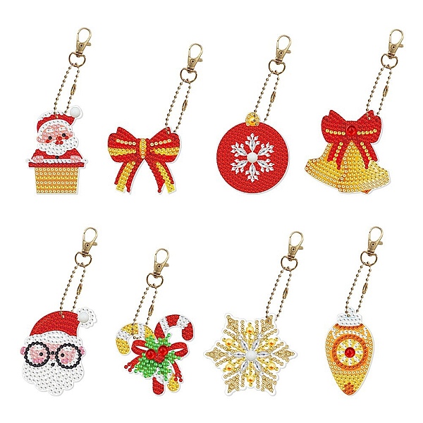 PandaHall Christmas Theme DIY Diamond Painting Keychain Kit, Including Acrylic Board, Keychain Clasp, Bead Chain, Resin Rhinestones Bag...
PandaHall Christmas Theme DIY Diamond Painting Keychain Kit, Including Acrylic Board, Keychain Clasp, Bead Chain, Resin Rhinestones Bag...