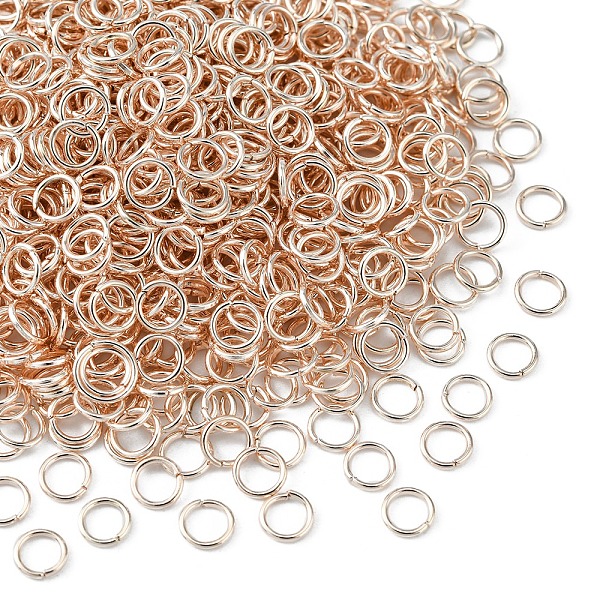 PandaHall Iron Open Jump Rings, Round Ring, Rose Gold, 21 Gauge, 5x0.7mm, Inner Diameter: 3.6mm Iron
PandaHall Iron Open Jump Rings, Round Ring, Rose Gold, 21 Gauge, 5x0.7mm, Inner Diameter: 3.6mm Iron