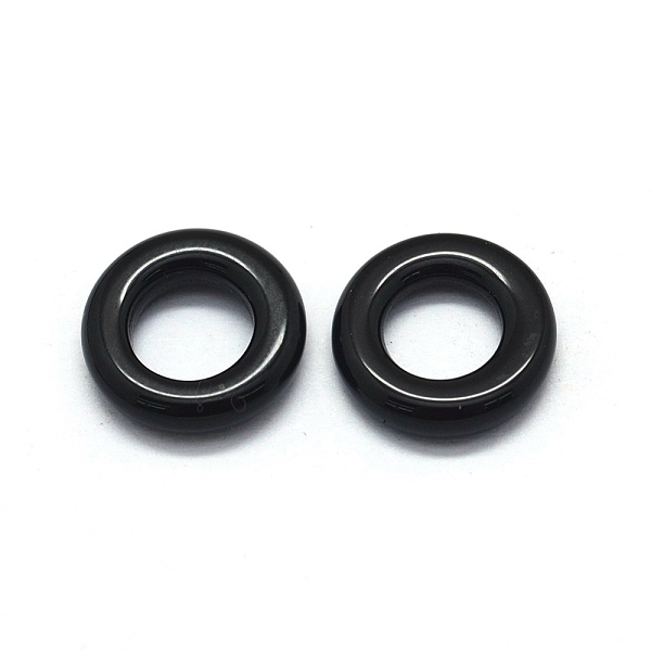 PandaHall Natural Black Agate Charms, Ring, 12x2.5mm, Inner Diameter: 6mm Black Agate Ring
PandaHall Natural Black Agate Charms, Ring, 12x2.5mm, Inner Diameter: 6mm Black Agate Ring