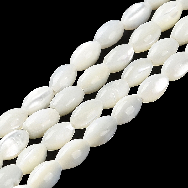 PandaHall Natural Trochus Shell Beads Strands, Rice, Floral White, 7.5x4.5~5mm, Hole: 0.8mm, about 52pcs/strand, 15.75''(40cm) Trochus Shell...
PandaHall Natural Trochus Shell Beads Strands, Rice, Floral White, 7.5x4.5~5mm, Hole: 0.8mm, about 52pcs/strand, 15.75''(40cm) Trochus Shell...