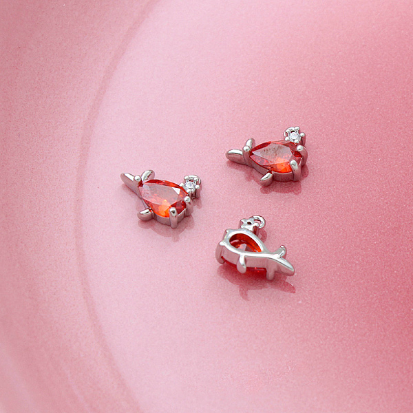 PandaHall Brass Rhinestone Pendants, Platinum, Fish, 10x11mm Brass+Rhinestone Fish Pink
PandaHall Brass Rhinestone Pendants, Platinum, Fish, 10x11mm Brass+Rhinestone Fish Pink