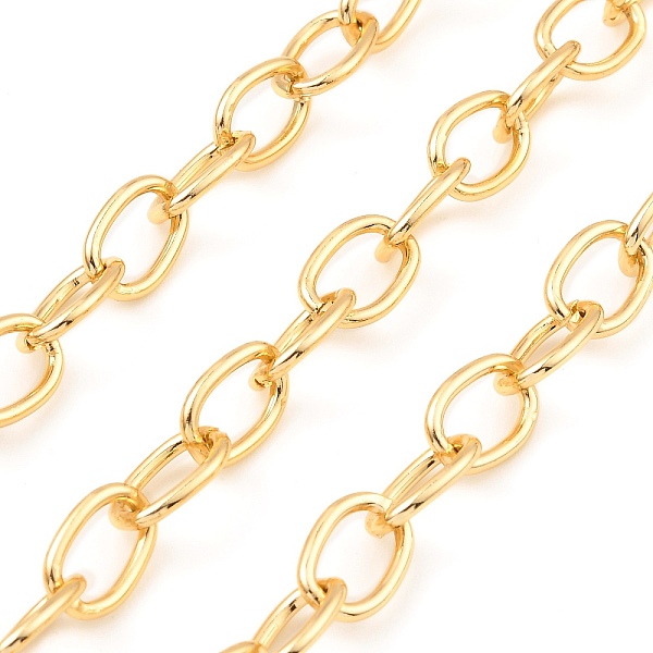 PandaHall Oxidation Aluminum Cable Chains, Unwelded, with Spool, Golden, 11x8x1.8mm, about 82.02 Feet(25m)/Roll Aluminum
PandaHall Oxidation Aluminum Cable Chains, Unwelded, with Spool, Golden, 11x8x1.8mm, about 82.02 Feet(25m)/Roll Aluminum