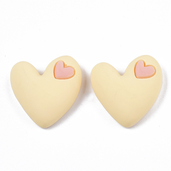PandaHall Opaque Resin Cabochons, Heart, Champagne Yellow, 19x20x8mm Resin Heart Yellow
PandaHall Opaque Resin Cabochons, Heart, Champagne Yellow, 19x20x8mm Resin Heart Yellow