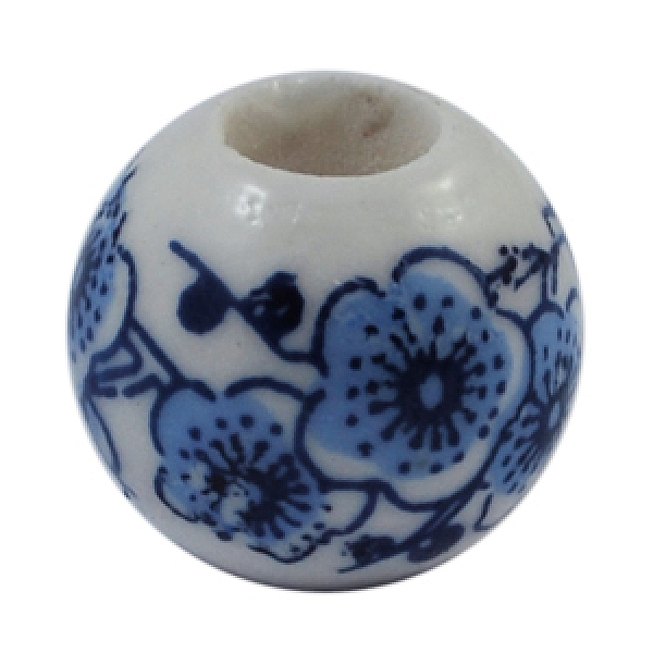 PandaHall Handmade Porcelain European Beads, Large Hole Beads, Round, No Metal Core, White, about 15mm in diameter, 13mm thick, hole: 6mm...
PandaHall Handmade Porcelain European Beads, Large Hole Beads, Round, No Metal Core, White, about 15mm in diameter, 13mm thick, hole: 6mm...