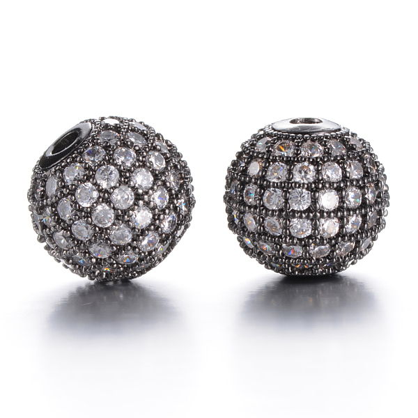 PandaHall Brass Micro Pave Grade AAA Cubic Zirconia Beads, Cadmium Free & Nickel Free & Lead Free, Round, Clear, Gunmetal, 10mm, Hole: 2mm...
PandaHall Brass Micro Pave Grade AAA Cubic Zirconia Beads, Cadmium Free & Nickel Free & Lead Free, Round, Clear, Gunmetal, 10mm, Hole: 2mm...