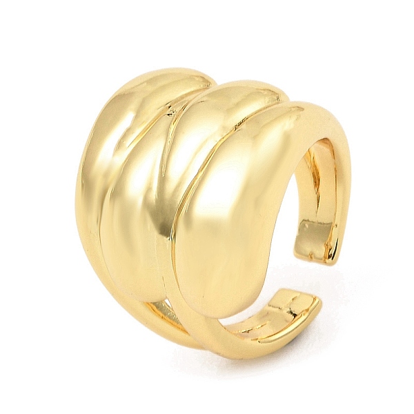 PandaHall Rack Plating Brass Teardrop Open Cuff Rings for Women, Cadmium Free & Lead Free, Real 18K Gold Plated, US Size 5 3/4(16.3mm) Brass...
PandaHall Rack Plating Brass Teardrop Open Cuff Rings for Women, Cadmium Free & Lead Free, Real 18K Gold Plated, US Size 5 3/4(16.3mm) Brass...
