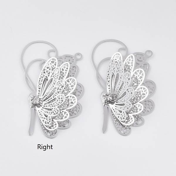 PandaHall Brass Pendants, with Crystal Rhinestone, Butterfly, Platinum, 38.5x24.5x8mm, Hole: 1.6mm Brass+Rhinestone Butterfly
PandaHall Brass Pendants, with Crystal Rhinestone, Butterfly, Platinum, 38.5x24.5x8mm, Hole: 1.6mm Brass+Rhinestone Butterfly