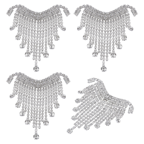 PandaHall CHGCRAFT 4Pcs Crystal Rhinestone Tassel Heart Shoulder Badge, Creative Brass Brooch for Men Women, Platinum, 55x42.5x7mm Brass..., Clear
PandaHall CHGCRAFT 4Pcs Crystal Rhinestone Tassel Heart Shoulder Badge, Creative Brass Brooch for Men Women, Platinum, 55x42.5x7mm Brass..., Clear