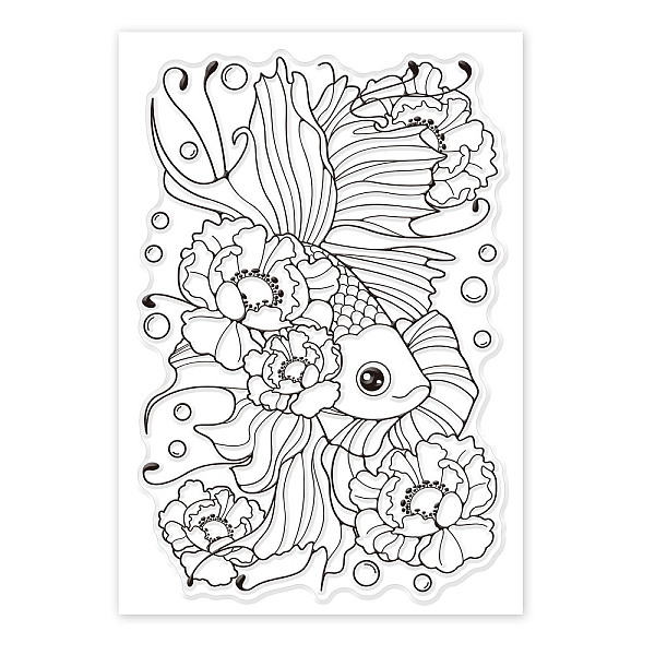 PandaHall PVC Plastic Stamps, for DIY Scrapbooking, Photo Album Decorative, Cards Making, Stamp Sheets, Fish Pattern, 16x11x0.3cm Plastic...
PandaHall PVC Plastic Stamps, for DIY Scrapbooking, Photo Album Decorative, Cards Making, Stamp Sheets, Fish Pattern, 16x11x0.3cm Plastic...