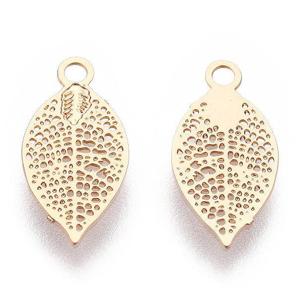 PandaHall Rack Plating Brass Filigree Charms, Long-Lasting Plated, Leaf Charms, Light Gold, 12.5x6.5x0.4mm, Hole: 1.2mm Brass Leaf
PandaHall Rack Plating Brass Filigree Charms, Long-Lasting Plated, Leaf Charms, Light Gold, 12.5x6.5x0.4mm, Hole: 1.2mm Brass Leaf