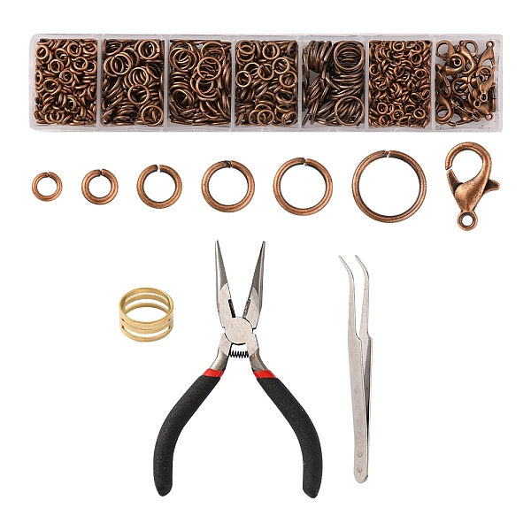 PandaHall DIY Jewelry Making Finding Kit, Including Brass Jump Rings & Open Jump Rings, Zinc Alloy Lobster Claw Clasps, Tweezers, Pliers...
PandaHall DIY Jewelry Making Finding Kit, Including Brass Jump Rings & Open Jump Rings, Zinc Alloy Lobster Claw Clasps, Tweezers, Pliers...