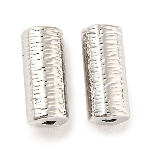 PandaHall Rack Plating Alloy Beads, Cadmium Free & Nickel Free & Lead Free, Textured, Column, Platinum, 13x6mm, Hole: 1.8mm Alloy Column
PandaHall Rack Plating Alloy Beads, Cadmium Free & Nickel Free & Lead Free, Textured, Column, Platinum, 13x6mm, Hole: 1.8mm Alloy Column