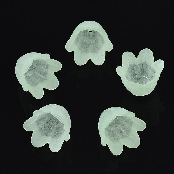 PandaHall Transparent Acrylic Bead Caps, Frosted, Flower, 6-Petal, Aquamarine, 8x10.5x10.5mm, Hole: 1.4mm Acrylic Green
PandaHall Transparent Acrylic Bead Caps, Frosted, Flower, 6-Petal, Aquamarine, 8x10.5x10.5mm, Hole: 1.4mm Acrylic Green