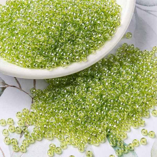 PandaHall MIYUKI Round Rocailles Beads, Japanese Seed Beads, 8/0, (RR172) Transparent Chartreuse Luster, 3mm, Hole: 1mm, about..., Green
PandaHall MIYUKI Round Rocailles Beads, Japanese Seed Beads, 8/0, (RR172) Transparent Chartreuse Luster, 3mm, Hole: 1mm, about..., Green
